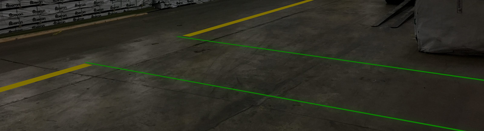 Laser Line On Floor And Wall Stock Photo - Download Image Now